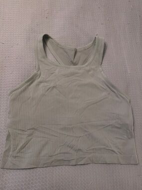 Lululemon Ribbed Tank Top in Sage Green